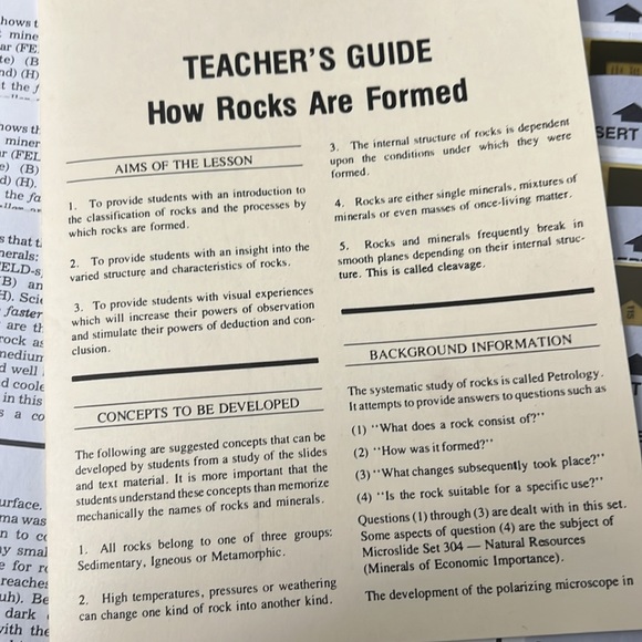 Science microscope slide set 115 How Rocks are Formed - Picture 7 of 11